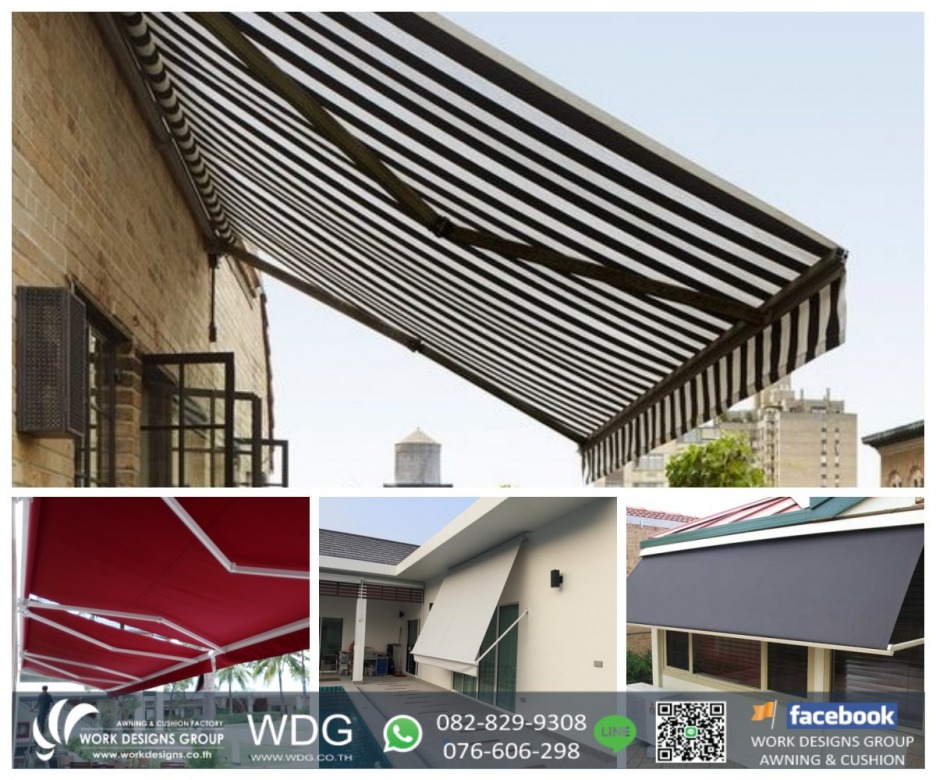 รับสั่งทำรับออกแบบ กันสาดพับเก็บ ภูเก็ต (Retractable-Awning)